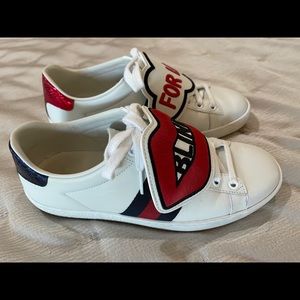 Gucci women’s sneakers New Ace Blind for Love